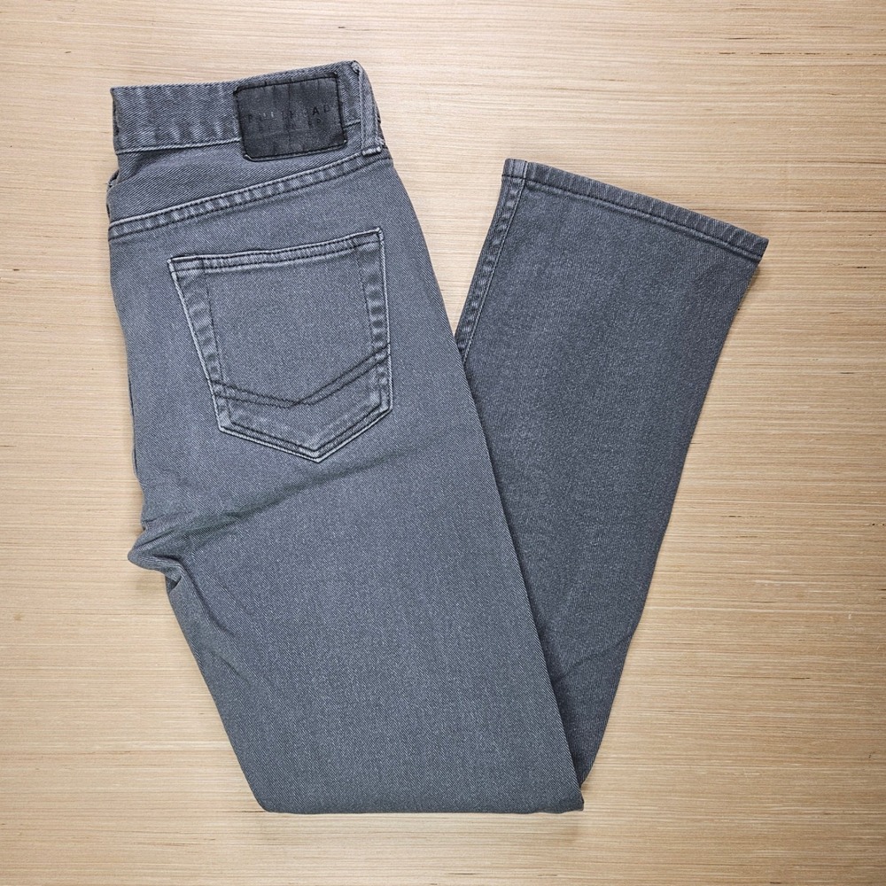 Bullhead Denim Co Slim Straight Jeans Mens 30x32 Fits 30x29.5 Gray‎ Casual